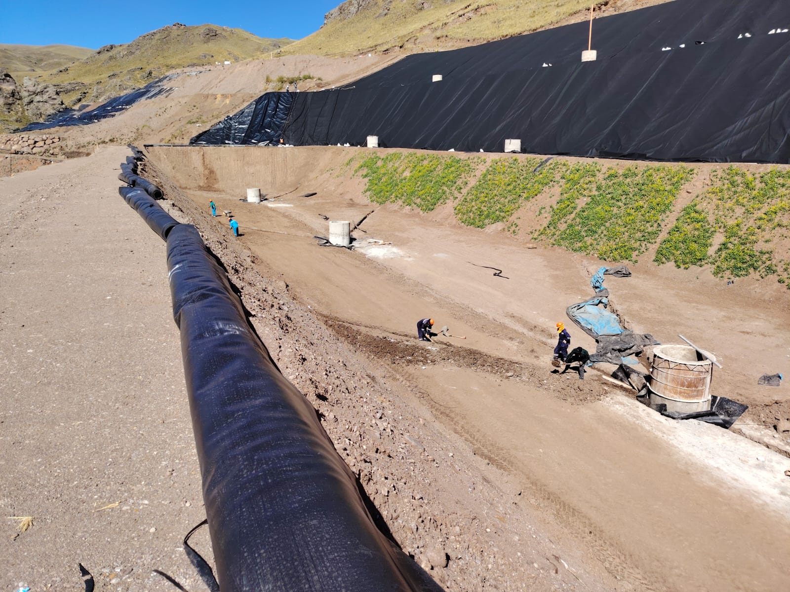 Fabricación de geotanques con geomembrana HDPE